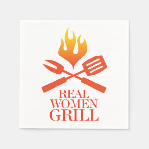 Real Women Grill Napkin