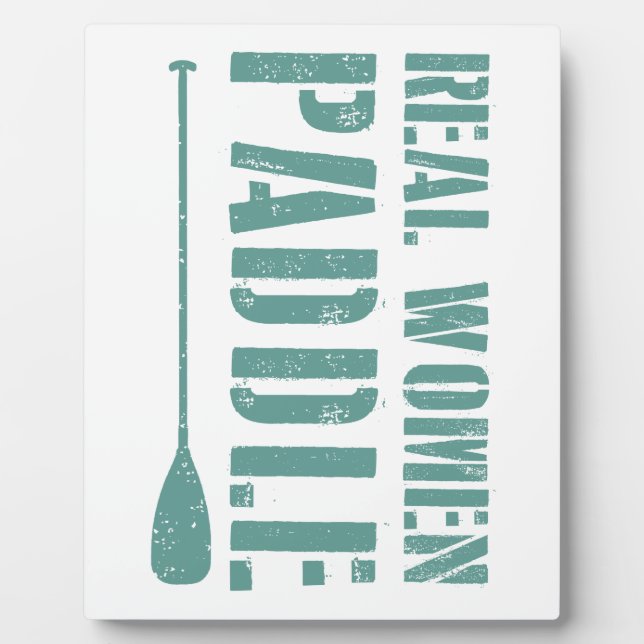 Real Women Paddle Plaque (Front)