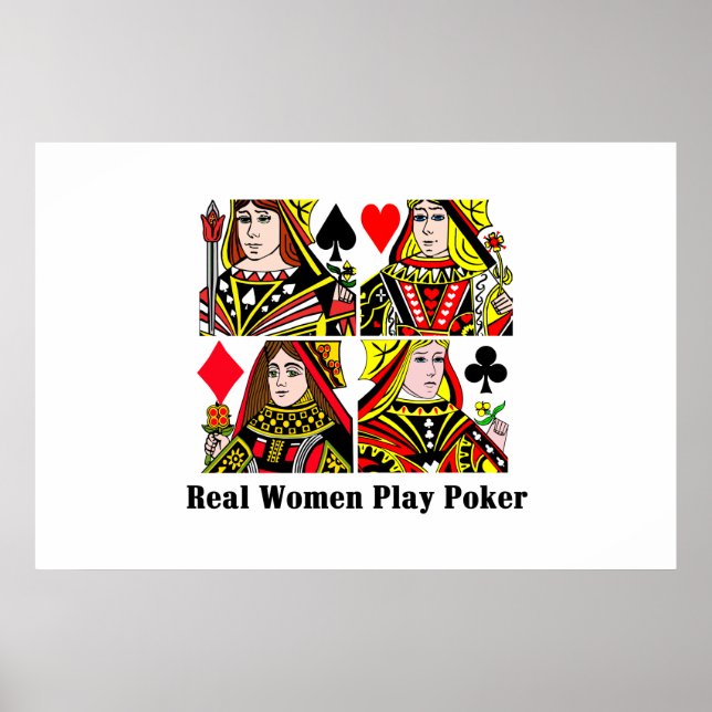 Real Women Play Poker Poster (Front)