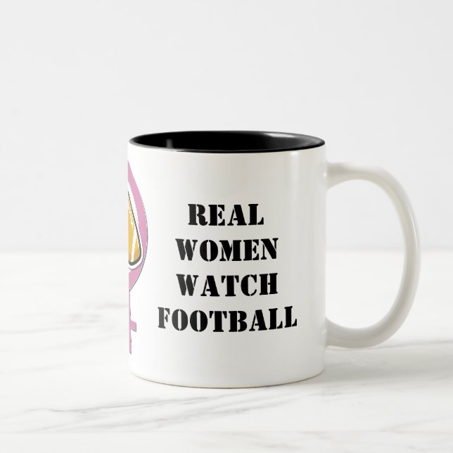 Real Women Watch Football Mug (Right)