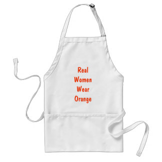 Real Women Wear Orange Standard Apron