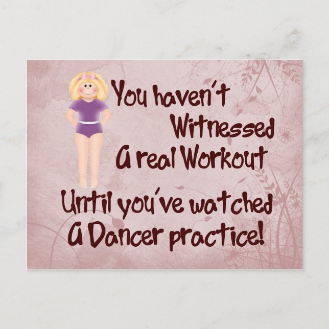 Real Workout Postcard (Front)