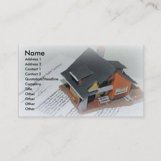 Realestate Business Card (Front)