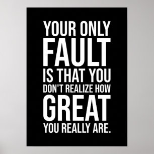 Realise How Great You Are - Gym, Hustle, Success Poster