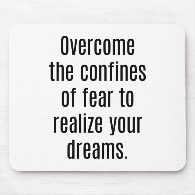 Realise Your Dreams Mouse Pad (Front)
