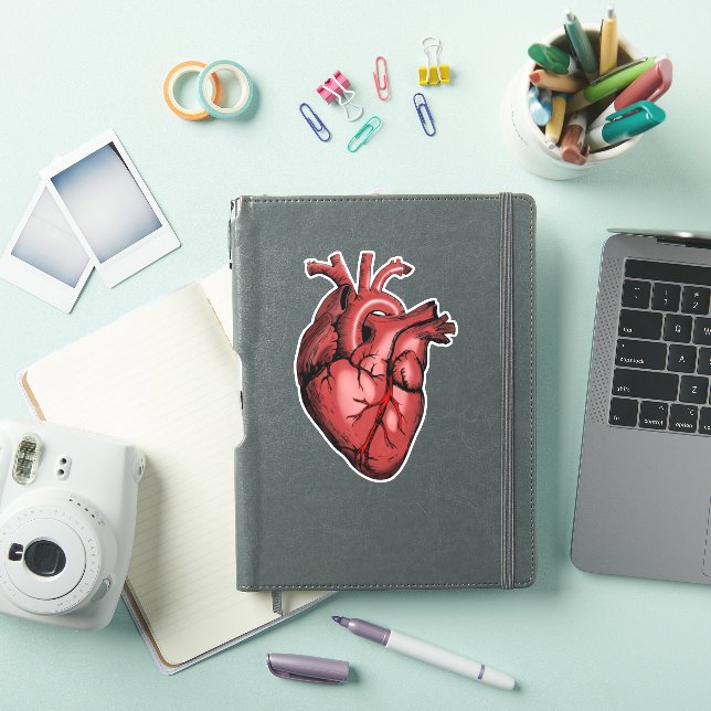 Realistic Anatomical Heart Image (iPad Cover)