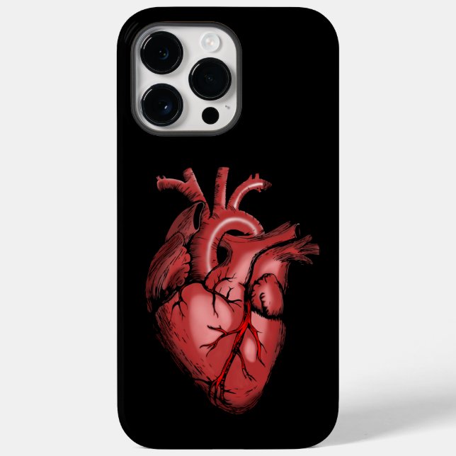 Realistic Anatomical Heart Image Case-Mate iPhone Case (Back)