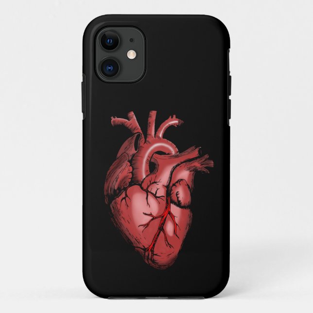 Realistic Anatomical Heart Image Case-Mate iPhone Case (Back)