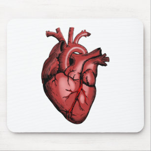 Realistic Anatomical Heart Image Mouse Mat