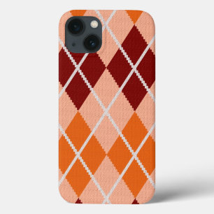 Realistic Argyle Cloth iPhone 13 Case