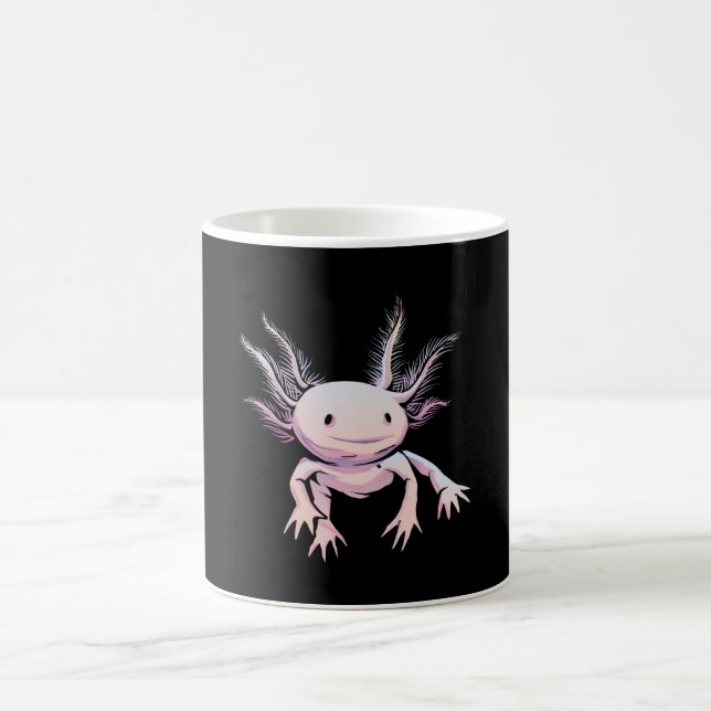 Realistic Axolotl Animal Coffee Mug (Center)