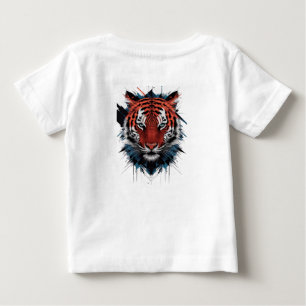 Realistic Baby Tiger Cub Portrait Natural Wildlife T-Shirt