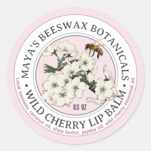 Realistic Bee Beeswax Scented Soap Product Label