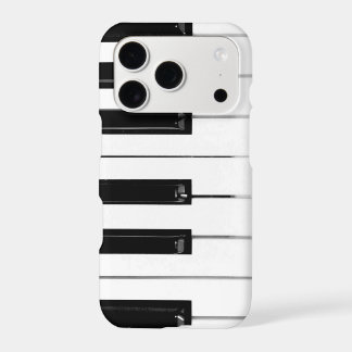 Realistic Black White Piano Keyboard Keys
