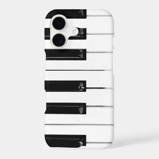 Realistic Black White Piano Keyboard Keys