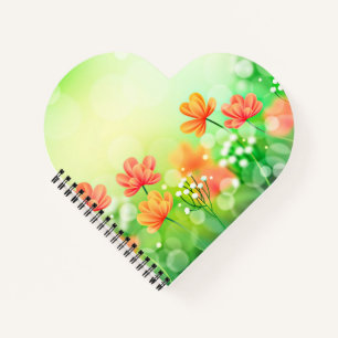 Realistic Blurred Spring Background-52374 Notebook