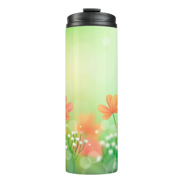 Realistic Blurred Spring Background-52374 Thermal Tumbler (Front)