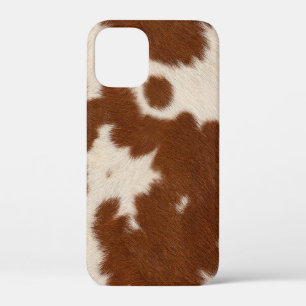 Realistic Calf Hide Pattern iPhone 12 Mini Case