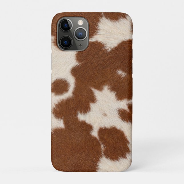 Realistic Calf Hide Pattern Case-Mate iPhone Case (Back)