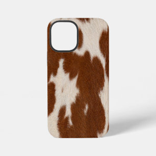 Realistic Calf Hide Pattern iPhone 12 Mini Case