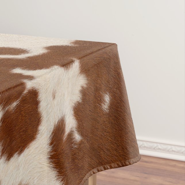 Realistic Calf Hide Pattern Tablecloth (In Situ)