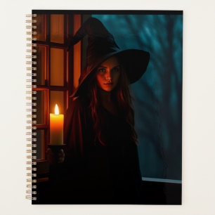Realistic Dark Witch Planner Halloween Gothic