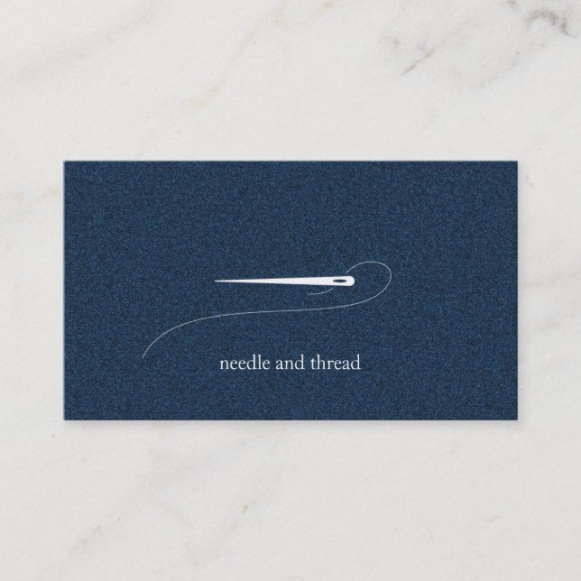 Realistic Denim Business Card No.4 (Front)