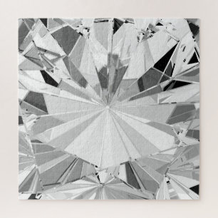 Realistic Diamond: 3D Texture Close-Up Jigsaw Puzzle