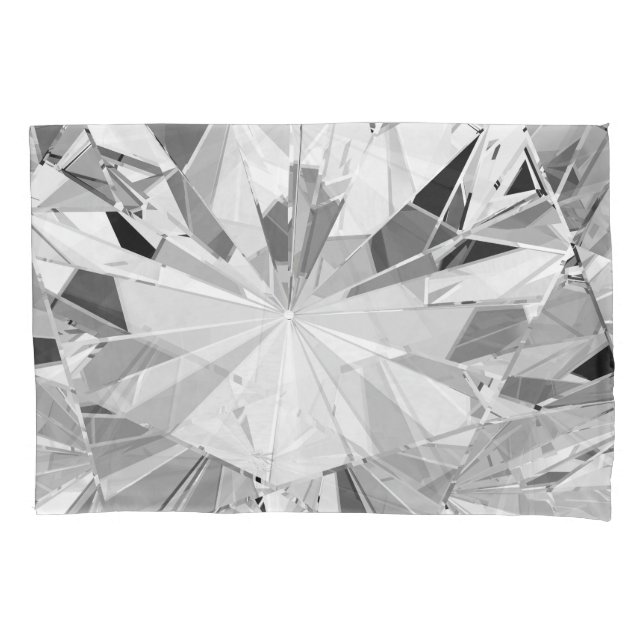 Realistic Diamond: 3D Texture Close-Up Pillowcase (Front)