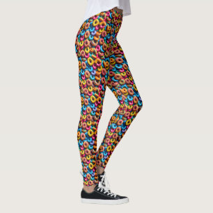 Realistic Doughnuts Leggings