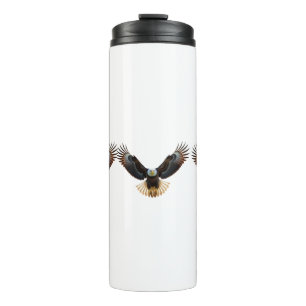 Realistic Eagle in Flight – Cinematic Wildlife Art Thermal Tumbler