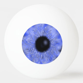 Realistic Eyeball Ping Pong Ball Blue SFX Scary