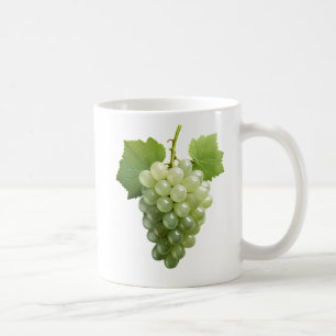 realistic grape bunch coffee mug