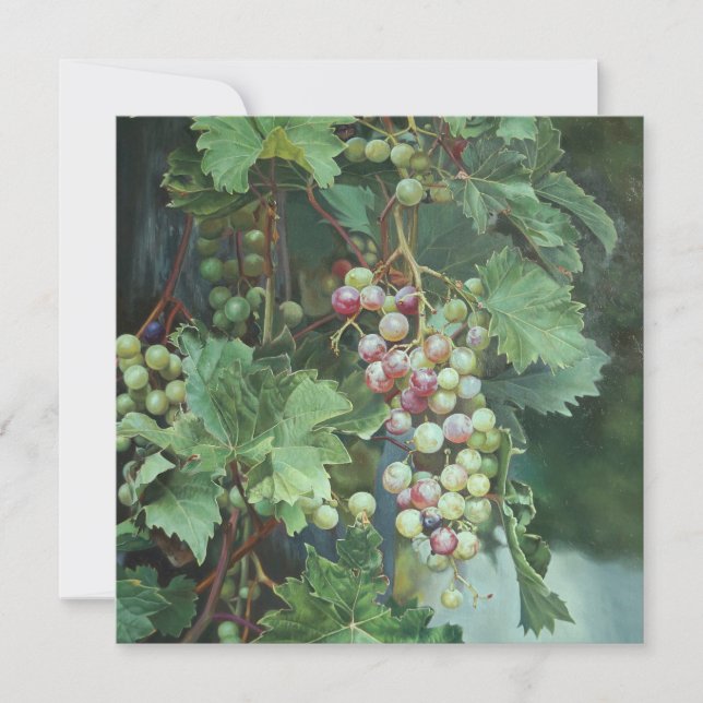 Realistic Grape Vine with Leaves – Fine Art (Front)