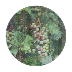 Realistic Grape Vine with Leaves – Fine Art Cutting Board