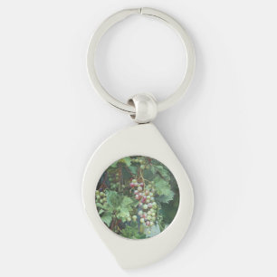 Realistic Grape Vine with Leaves – Fine Art Key Ring