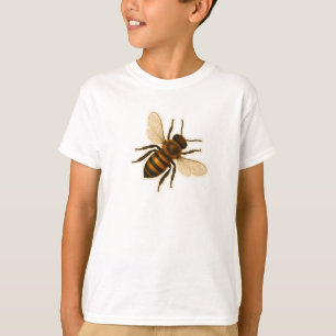Realistic Honey Bee Design T-Shirt