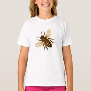 Realistic Honey Bee Design T-Shirt
