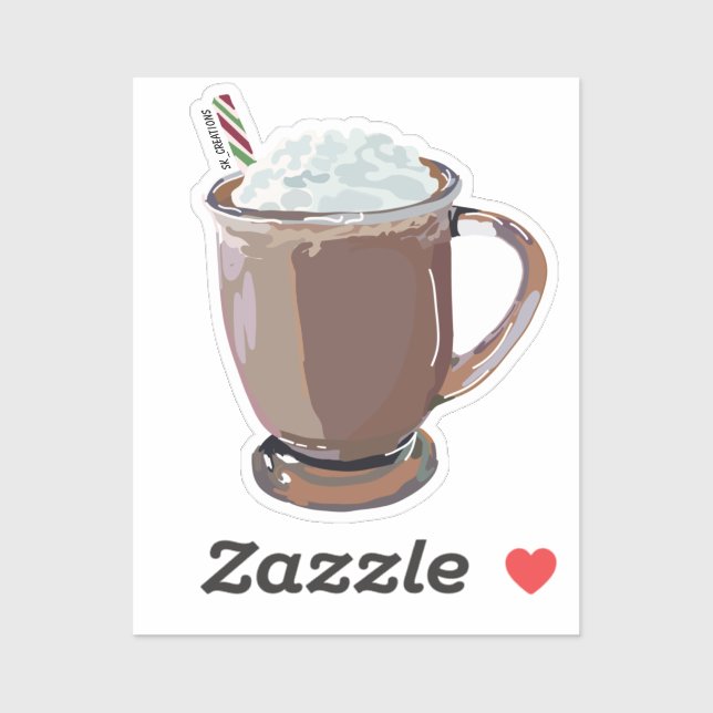 Realistic Hot Chocolate In A Glass (Sheet)