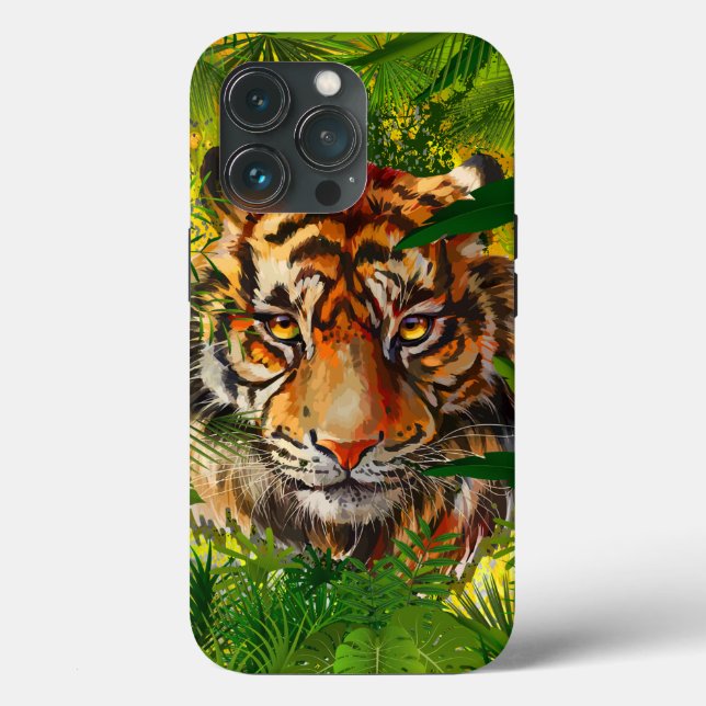 Realistic Jungle Tiger  Case-Mate iPhone Case (Back)