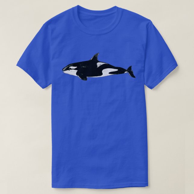 Realistic Killer Whale T-Shirt (Design Front)