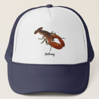 Realistic Lobster Graphic Custom Text
