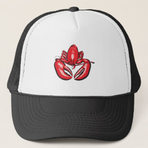 realistic lobster trucker hat