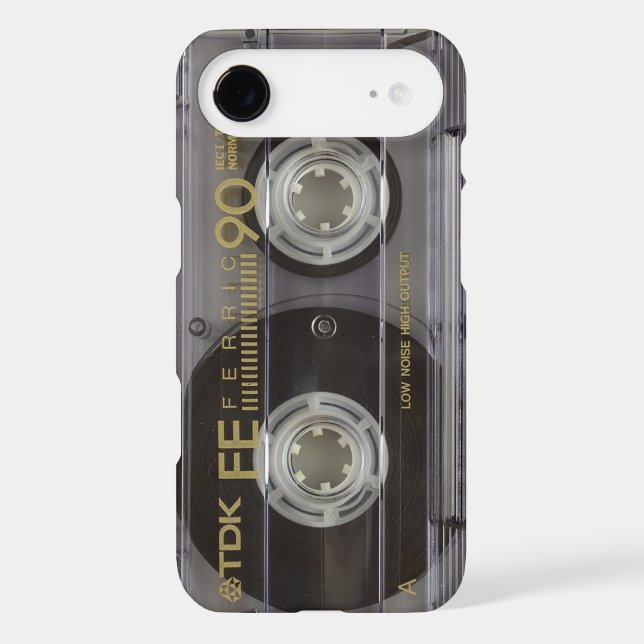 Realistic Looking Tape Cassette Cell Phone Case (Back)