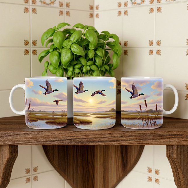 Realistic Mallard Digital Painting Mug Wrap Design (Creator Uploaded)