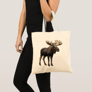 REALISTIC MOOSE DESIGN. SAMER BRASIL TOTE BAG