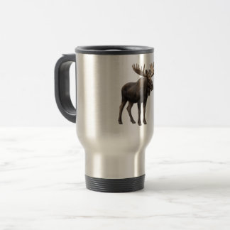 REALISTIC MOOSE DESIGN. SAMER BRASIL TRAVEL MUG