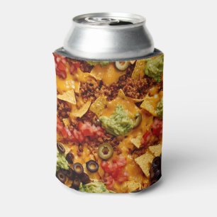 Realistic Nacho Mexican food Can Cooler