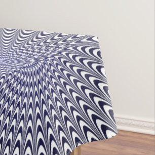 Realistic optical illusion tablecloth