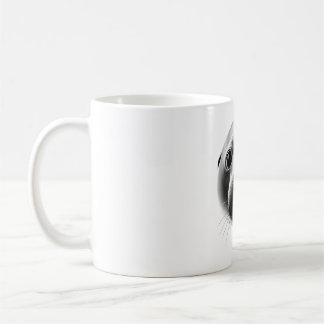 Realistic Seal Head Black & White T-Shirt Coffee Mug